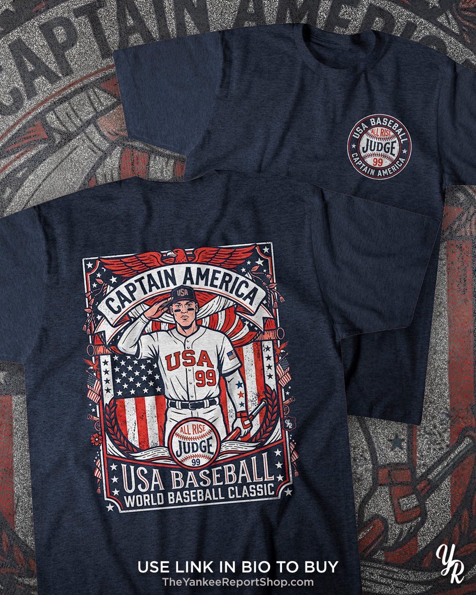 Giving away a shirt to a random follower who reposts this if Judge goes deep for Team USA tonight!

Comment your size!