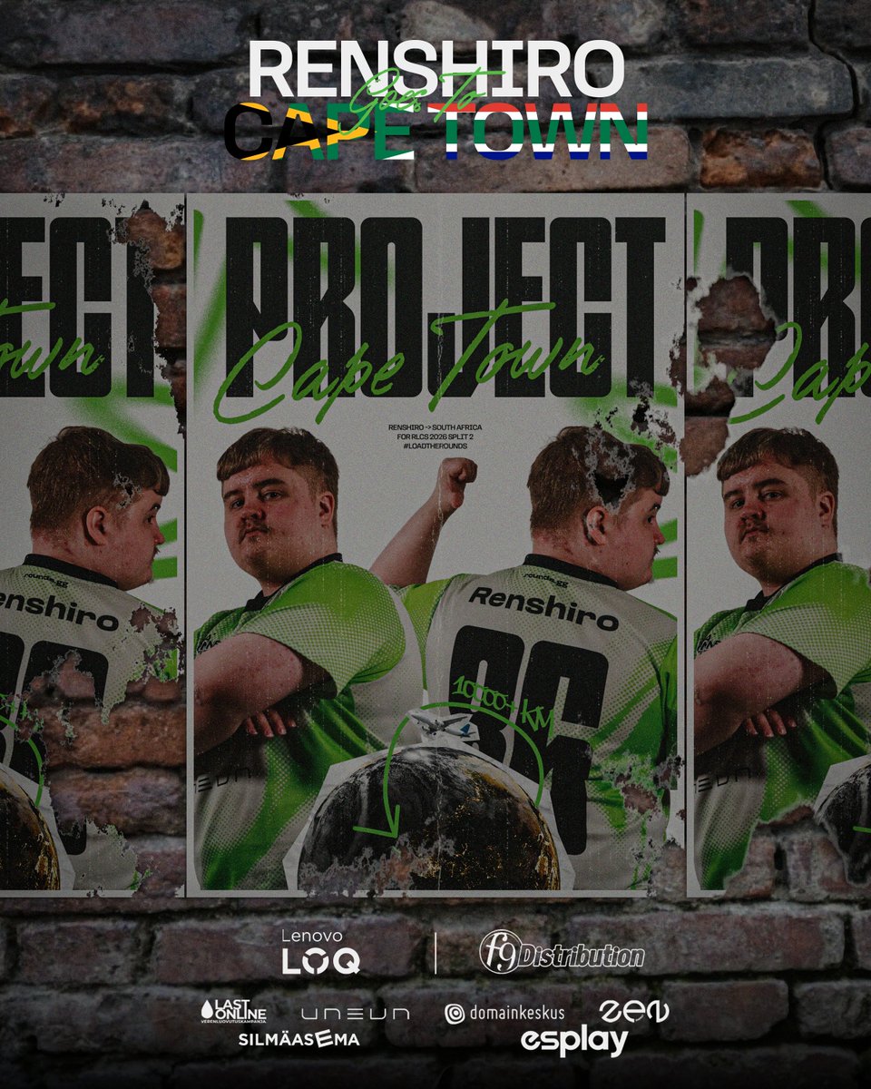 🚨 NEVER SEEN BEFORE: Jesse "Renshiro" Rissanen travels 10,000km to play RLCS from South Africa

It's official, ROUNDS are sending Renshiro to Cape Town, South Africa for 6 weeks in search for lower ping success.

📰 Read more: rounds.gg/2026/03/09/nev…

#esportsfi #RLCS #SSA |