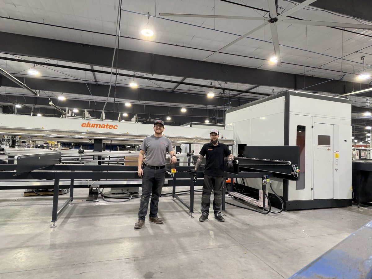 ElumatecA's tweet photo. We recently installed 4x SBZ 628 S profile machining centers for our #1 loyal customer🥇👏

Big shoutout to our After Sales team for the long hours that went into getting these machines running smoothly, &amp; congrats to our customer - next level operation incoming! 🚀#cncmachines https://t.co/r2308wTJjP