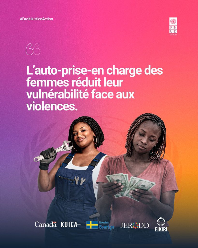 alma_ice's tweet photo. Pas demain, Maintenant.
Votre énergie et vos talents méritent de se transformer en Indépendance économique :
investissez en vous et ouvrez la voie aux autres femmes.
#DroitJusticeAction @AmbassadeSuede
@PNUDRDC
@jeunesseEP_RDC @ambassadecanada @koicaindonesia
#JERODD #FIKIRI https://t.co/81X0oXrhCV
