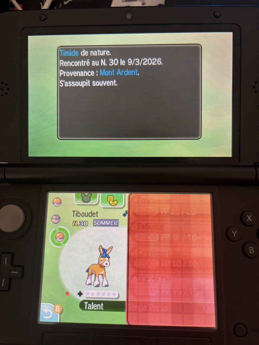 La phase 1 de Boumata est un Tiboudet tout mignon !!! ✨
Il est trop chou, je suis content !
Trouvé en 2715 rencontres sur ma Soleil !
Go tout de suite sur la phase 2 !