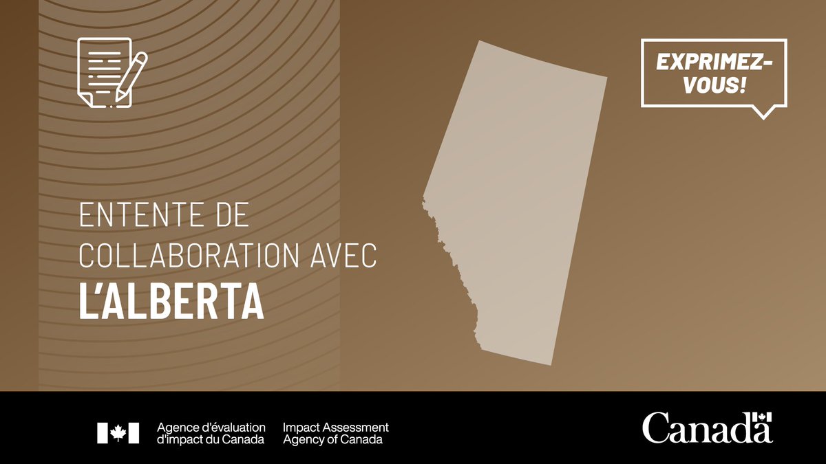 aeic_iaac's tweet image. 👋#Alberta!

🤝 Faites part de vos réflexions sur la façon dont nous pouvons collaborer avec l'Alberta en matière d’#ÉvaluationImpact et environnementales des grands projets.

🔗 Nous voulons votre avis avant le 27 mars:
canada.ca/en/impact-asse…

#ÉconomieCanadienne
