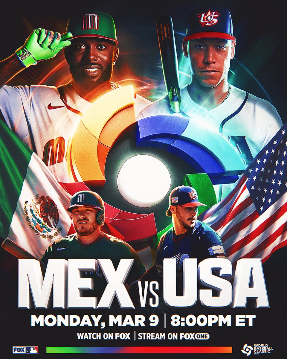 Get your popcorn ready for this one! 🍿

<a href="/USABaseball/">USA Baseball</a> plays <a href="/MexicoBeis/">Novena México 🇲🇽⚾</a> at 8pm ET tonight on FOX!