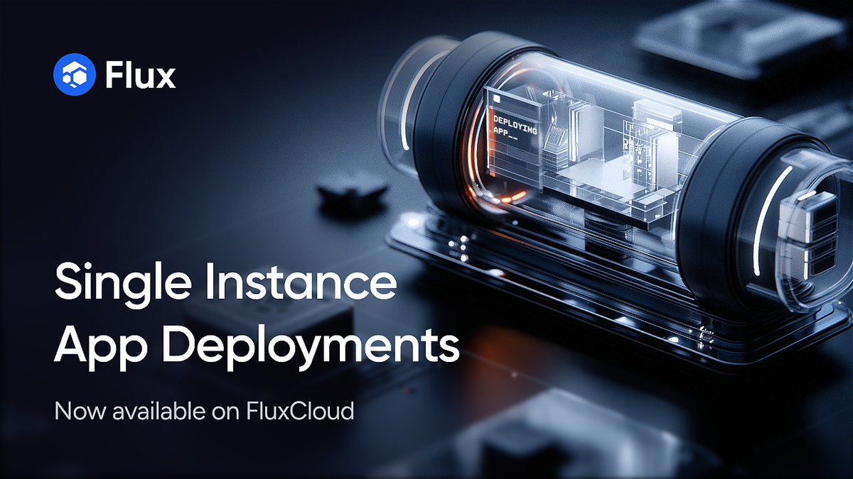 Flux I Decentralized Cloud tweet media