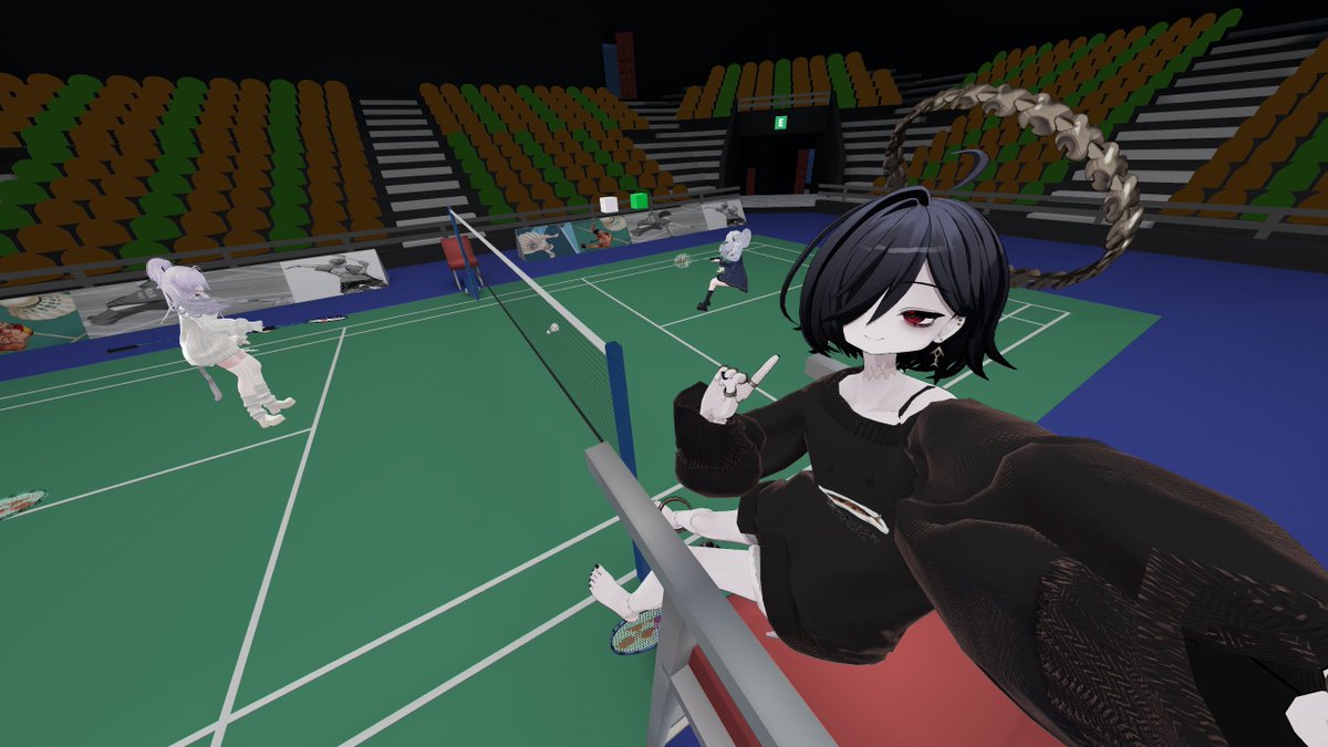 20260310,2
速攻で体力尽きて座ったバド