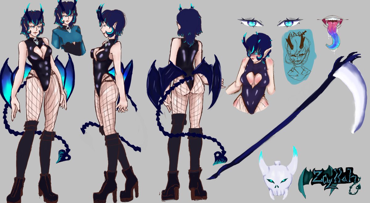 Zcyllah| Bratty succubus vtuber🩵 tweet media