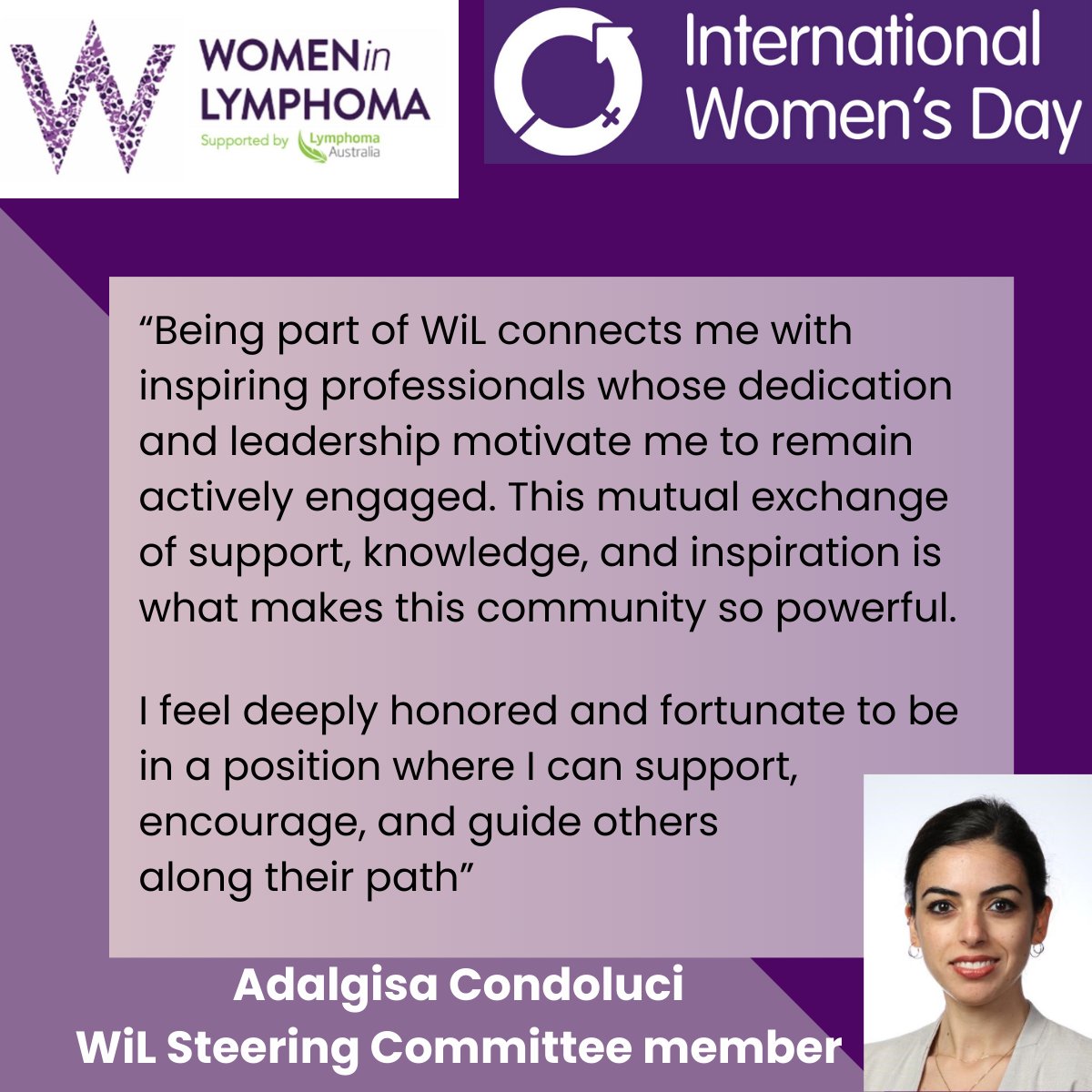 Women in Lymphoma - wil@lymphoma.org.au tweet media