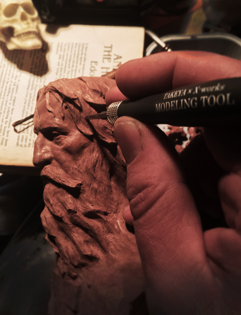 I'm don't claim art cannot be made with digital programs. It's easier, faster, allows for perfect symmetry (when appropriate), etc. Definitely superior for an machined elements (armor, etc.).

But there is nothing like taking raw materials and transforming them into art.