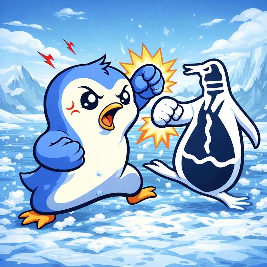 Is Original Penguin Trying to Rug Pudgy Penguins? 🐧🥊📉

Crypto news and key statistics summarized in 90 seconds every weekday on <a href="/NiftyNoon/">NiftyNoon Newsletter 🌐</a>⬇️:

Nifty Thought:

The Pudgy Penguins NFT project has found itself in the legal crosshairs of PEI Licensing, the parent company of the