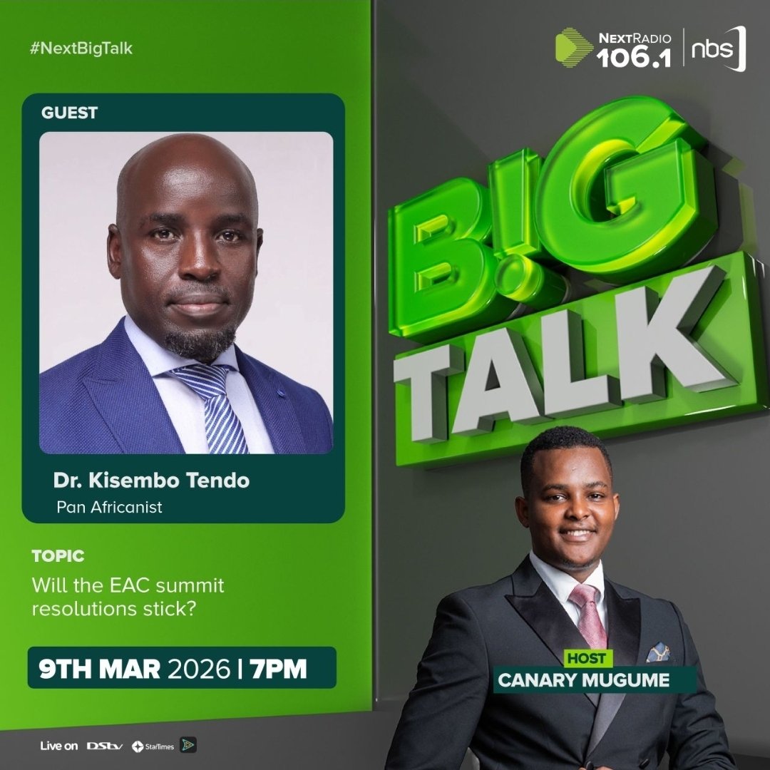 Davidlastking3's tweet photo. @RonexKisembo will be live on Next Radio on the Big Talk discussing the EAC Summit resolutions and what they mean for our region’s future. 🌍
Don’t miss this important conversation on integration and regional progress.
@KagutaMuseveni
#Tendo4EALA #EACIntegration #EastAfricaRising https://t.co/kkRoE6HMCP
