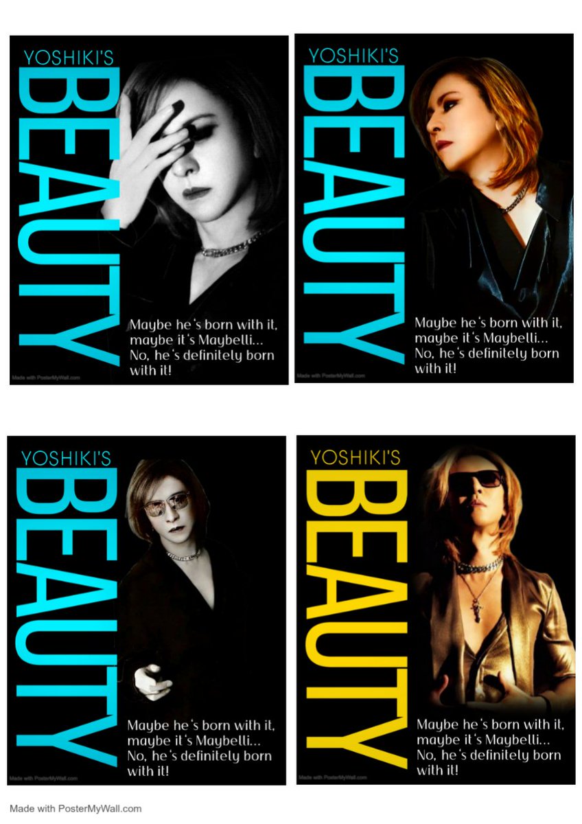 Rocklady19731's tweet photo. I was inspired by @AlejandraAstet3 post &amp; @YoshikiOfficial of course.
But... Yoshiki's biggest beauty will always be his kind❤️ This is the result of me not knowing which version to post. So, I posted all.😅 Which one is your fave?🫣 #FakeMagazineCover #inspired #YOSHIKI #fanart https://t.co/mJ8T8Rsl25