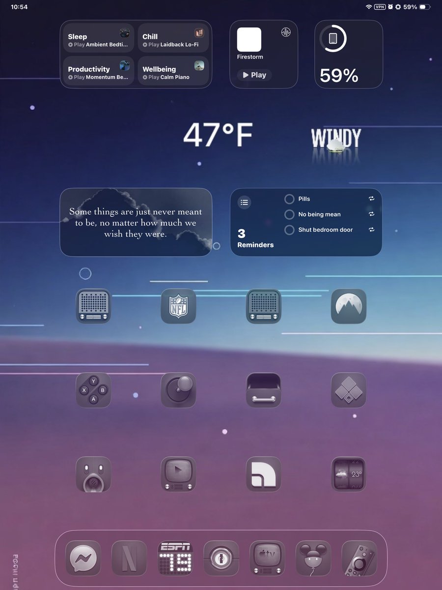 Subzero9020b3o's tweet photo. #WallBoard theme me walls @grok icons @daddykool666 widgets @AppMotivation @apple @DarkNoiseApp @WaterMinder_app any text app, @Kmokhtar79 @Shazam https://t.co/GGnuO8aApQ