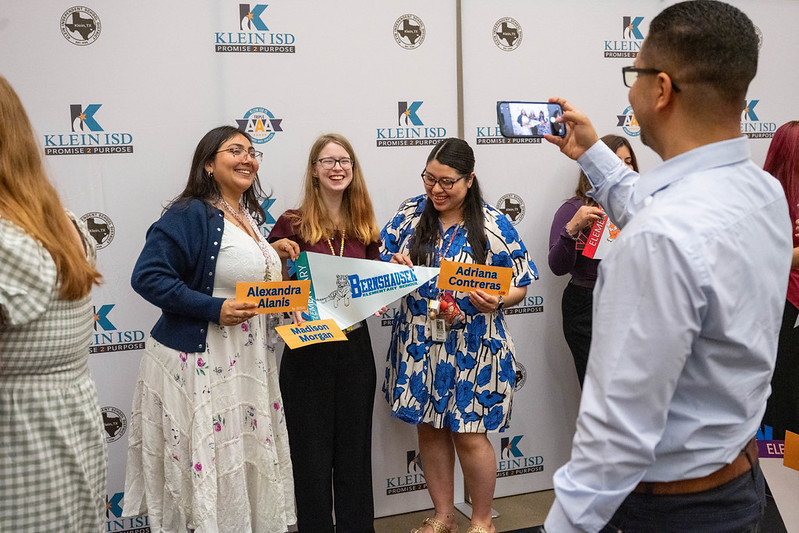 KleinISD's tweet photo. It's Official! 🎉 We are beyond excited to officially announce that 39 incredible new teachers signed their Letters of Intent to join the #KleinFamily for the 2026-2027 school year! 

Join us in the comments with a huge "Welcome to Klein" for our newest educators!  🤩

#KleinISD https://t.co/N1Z7Y4XuED