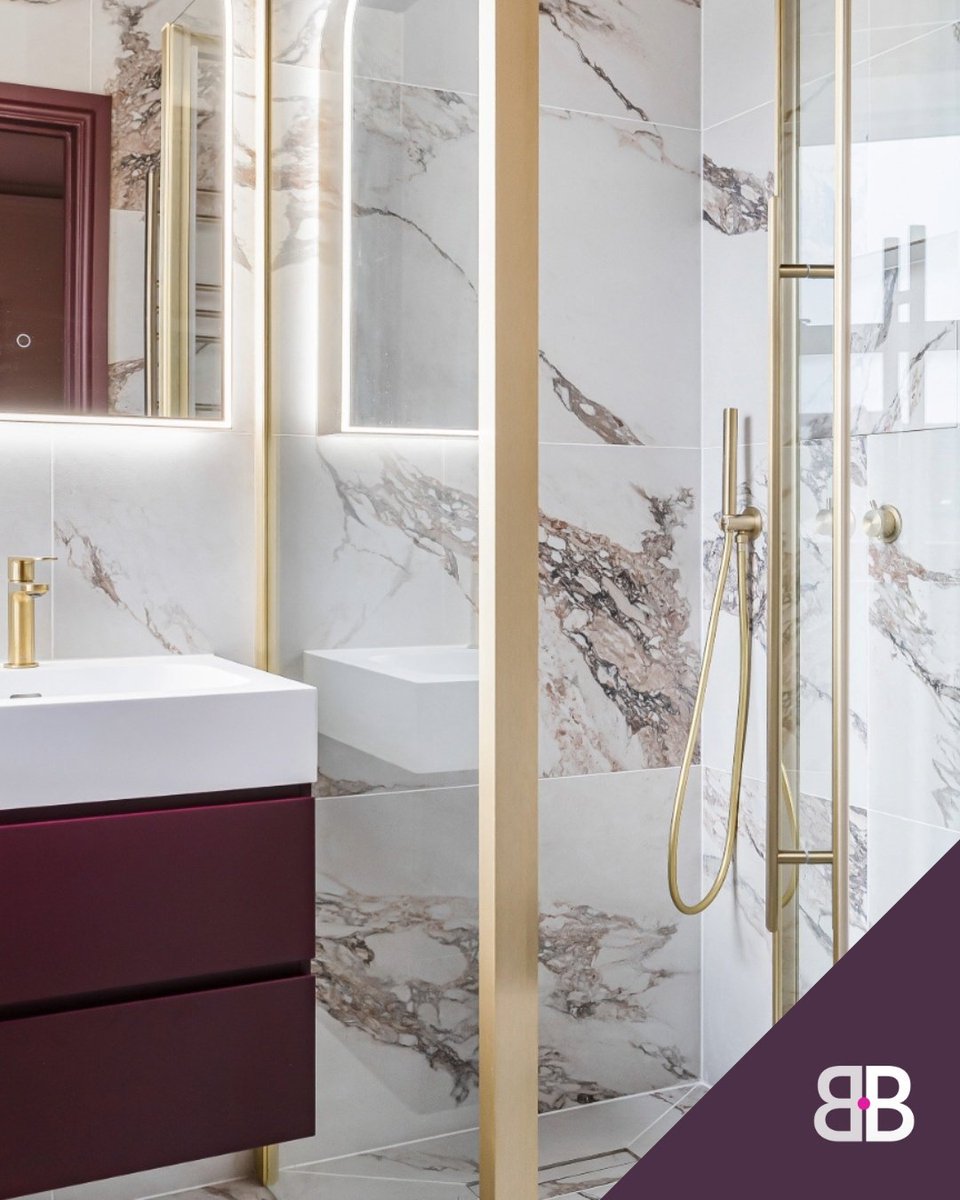 Bold design, beautifully balanced. ✨

This striking bathroom proves that rich tones and statement finishes can still feel light and refined. The HIBS Romana arched mirrored cabinet reflects natural light throughout the space, enhancing height, depth, and a sense of calm.

Paired