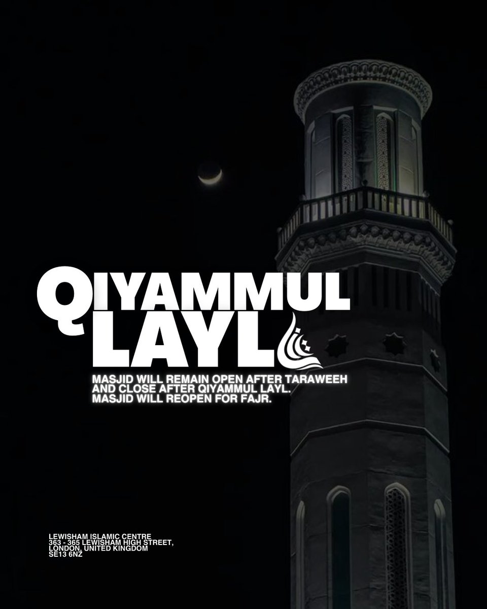 Lewisham Mosque tweet media