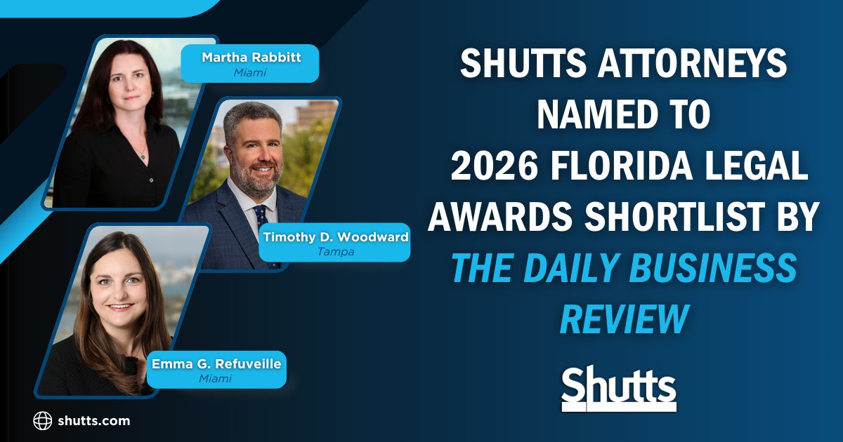 Shutts & Bowen tweet media