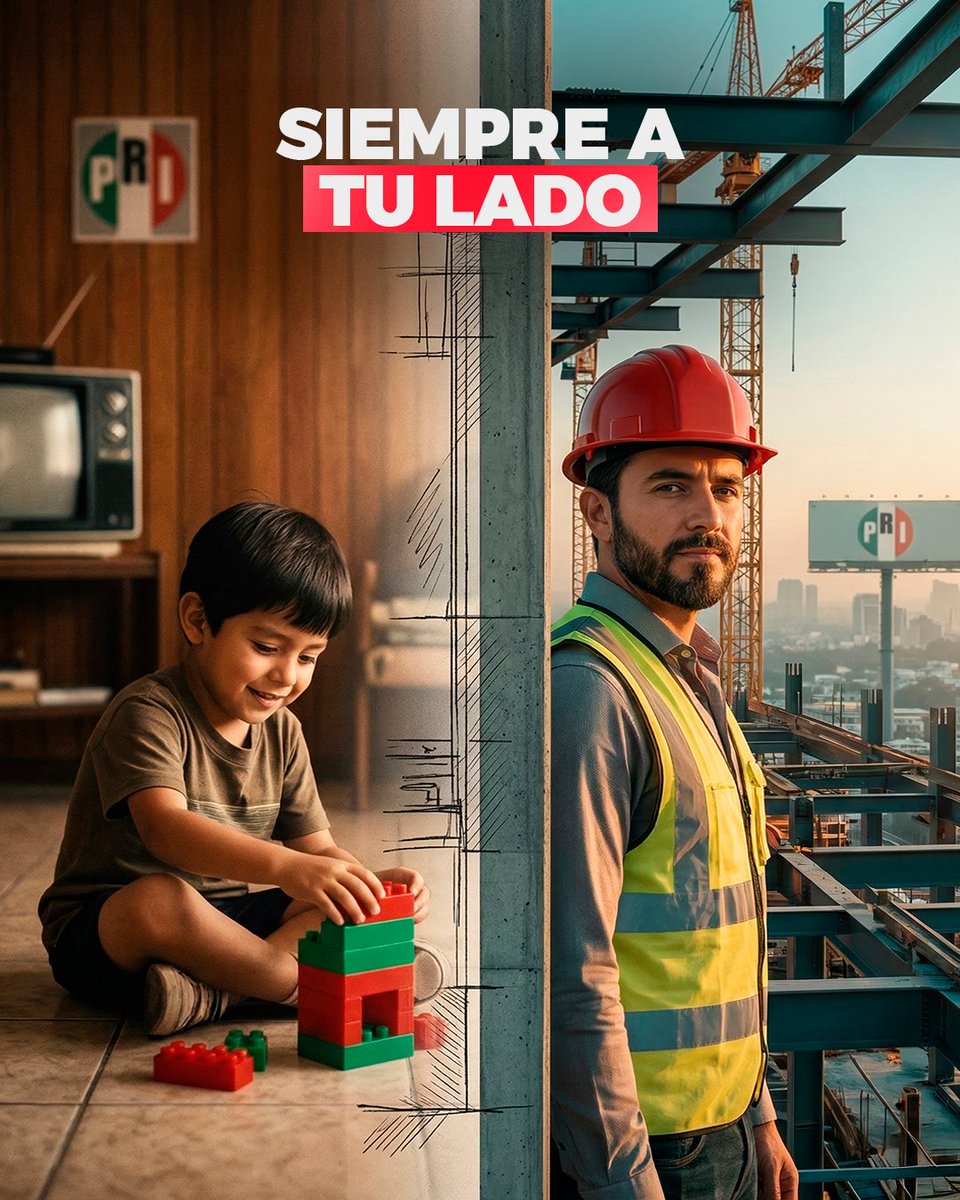 Desde los sueños de la infancia hasta las obras que levantan al país, el PRI ha estado siempre a tu lado.
