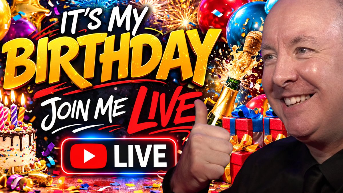 martynlucas's tweet photo. Its My BIRTHDAY - Martyn Lucas Investor

LIVE Now on YouTube

https://t.co/H1Ablae152 https://t.co/e4Pn4Ky9eX