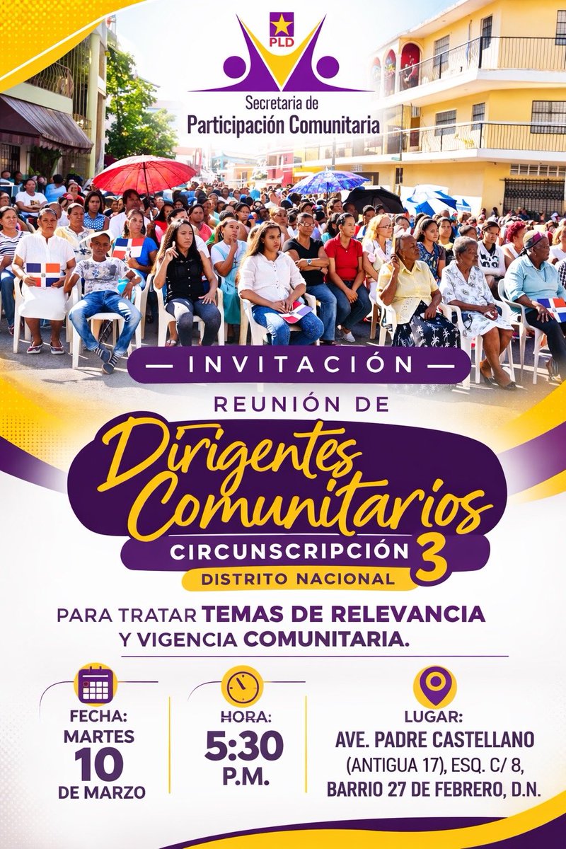 Participación Comunitaria PLD tweet media