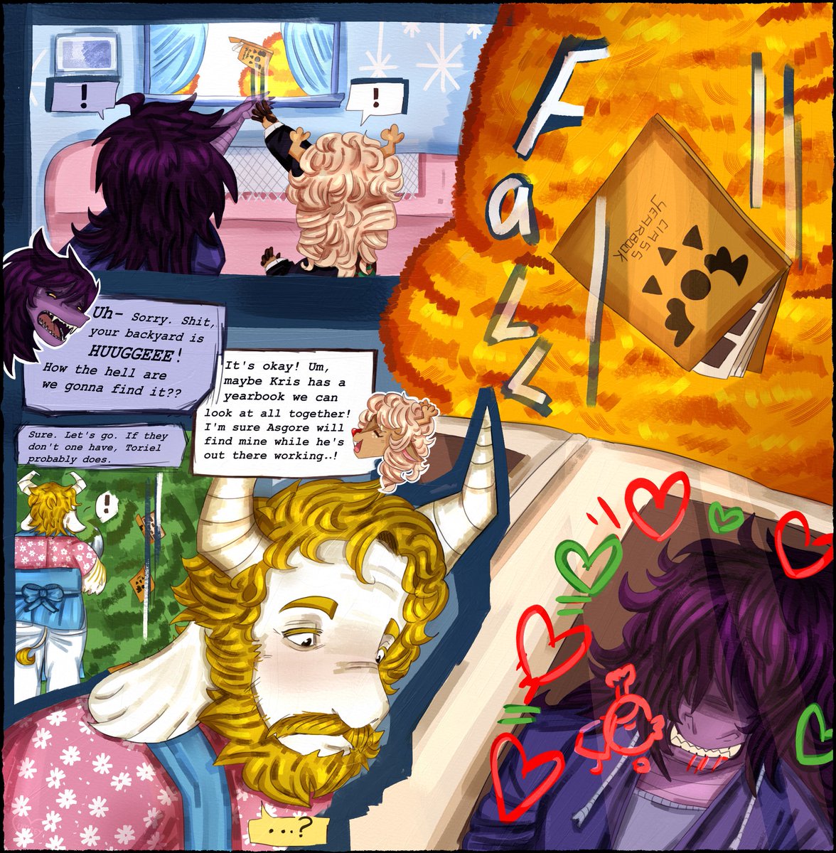 ummseys's tweet photo. #suselle comic! Spilt panels in the replies! [ #DELTARUNE ] https://t.co/kDJ8XeuYEF