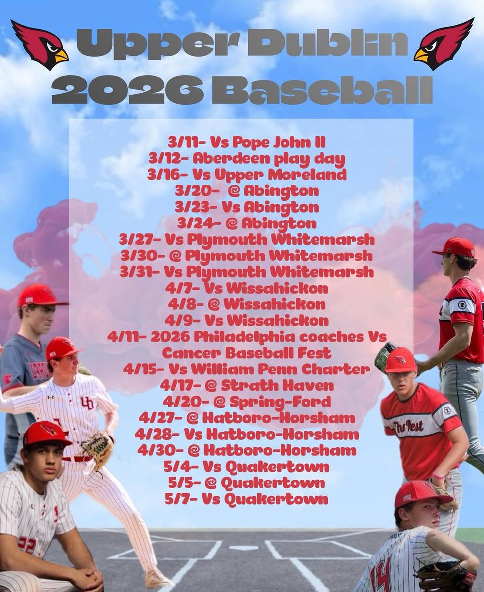 MatthewLogs2's tweet photo. 4 Days Until First Scrimmage! Here is my schedule for the upcoming season with @UDCardinalPride 

@elite_national2 @jgrosse32 https://t.co/LdURmqa8aA