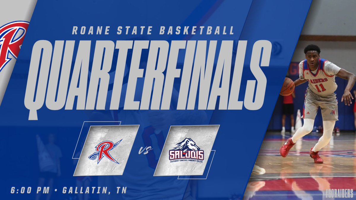 RSCCBasketball's tweet image. Gameday! The Raiders kick off the TCCAA Tournament tonight against Southwest TN at 6 PM Central! All games at Vol State! #GoRaiders #LockIn

🔗 youtube.com/live/j25Xsj9pk…