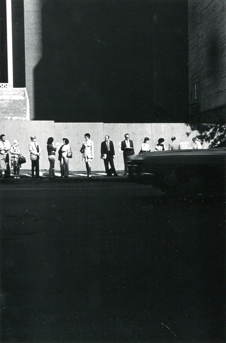 Burk Uzzle

Bus Stop, ca. 1975