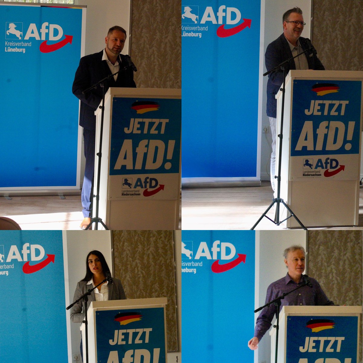 AfD_Lueneburg's tweet photo. +++ Aufstellung für die Kommunalwahl +++

Die AfD Lüneburg hat am heutigen Samstag ihre Bewerber für die kommunalen Parlamente nominiert.
Herzlichen Glückwunsch allen Gewählten! Wir freuen uns auf einen tollen Wahlkampf!
#DeshalbAfD #seidschlauwähltblau #ZeitfürDeutschland https://t.co/MSBEK1v1Ln