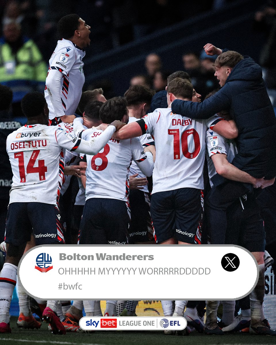 Sky Bet League One tweet media