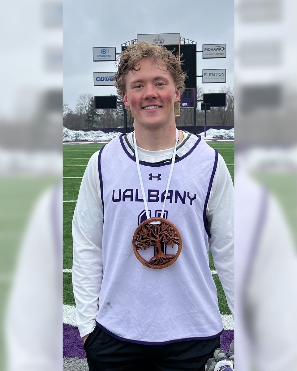 UAlbanyMLax's tweet photo. This week’s Tree of Life Award winner… Luke Grove! 🌲

Luke brings a blue-collar work ethic to the field every single day. No nonsense, no cutting corners—just consistent effort and positivity that elevates everyone around him 📈

A true leader who leads by example!

#UAUKNOW https://t.co/M4GF7fXp7L