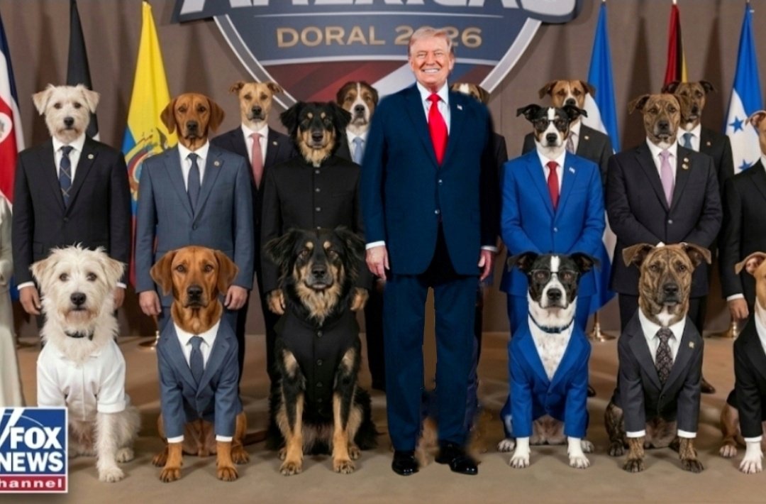 deresimio's tweet photo. “No voy a aprender su maldito idioma.”
Así, el mandril de la casa blanca humillando a los arrastrados presidentes de LATAM que lo acompañaron en su nueva ocurrencia.
Orgulloso de que ni México, Colombia y Cuba aparezcan en esa foto. https://t.co/akqsJZLSVf