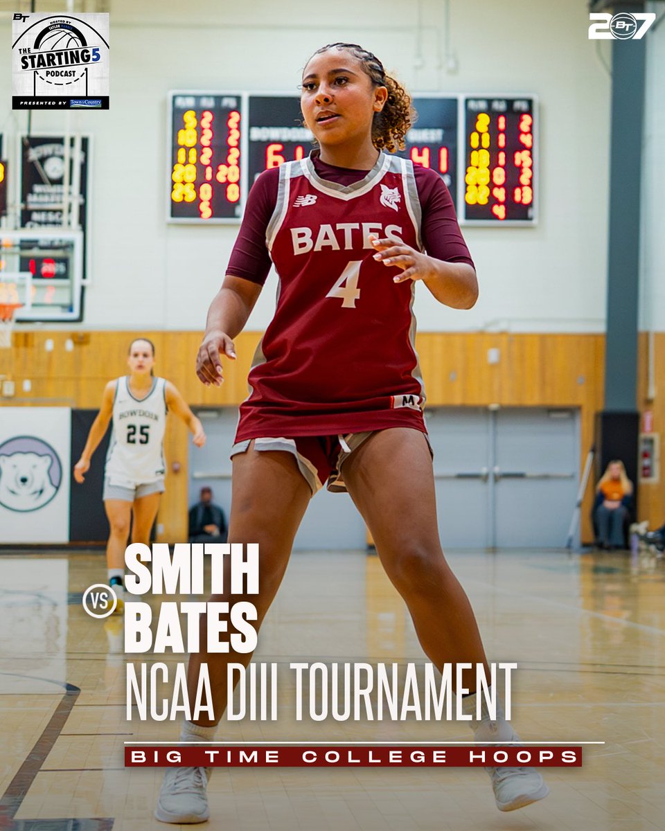 btmaine's tweet image. Big day for Maine college hoops on the national stage. 🏀🔥

🏆 USCAA DII National Championship
⏰ 5:00 PM – #1 CMCC vs #3 Miami-Hamilton

🏀 NCAA DIII Tournament
⏰ 6:00 PM – Bates Women vs Smith
⏰ 7:40 PM – UMF Men vs Yeshiva
⏰ 7:45 PM – Bowdoin women vs USM