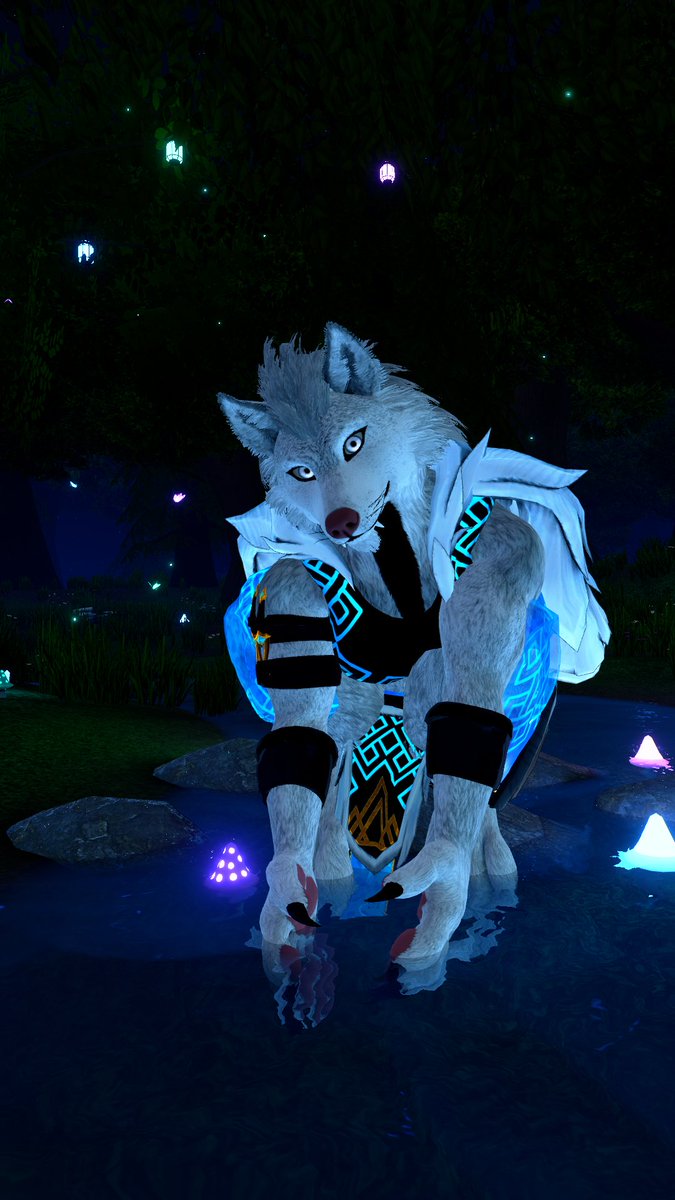 Magic Water can heal wounds, and clean your skin, but can it also heal your Soul?

#VRChat #Werewolf #wolf #magic #bellydance #fantasy