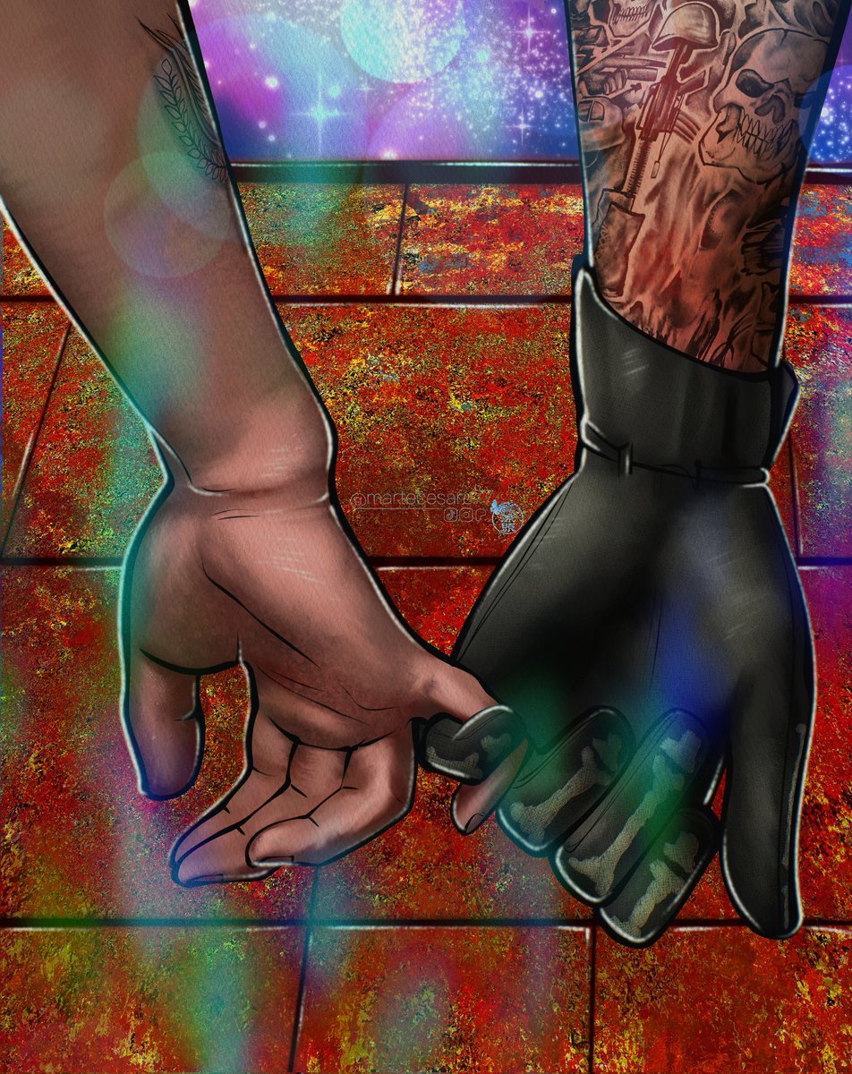 MarteCesare77's tweet photo. when no one sees 
Ghost Soap bond
quiet moment and healing moment 
💀👨🏼‍❤️‍👨🏽🧼
#ghostsoap #simonghostriley #fanart  #johnsoapmactavish #digitalartist https://t.co/cAuSWBriE5