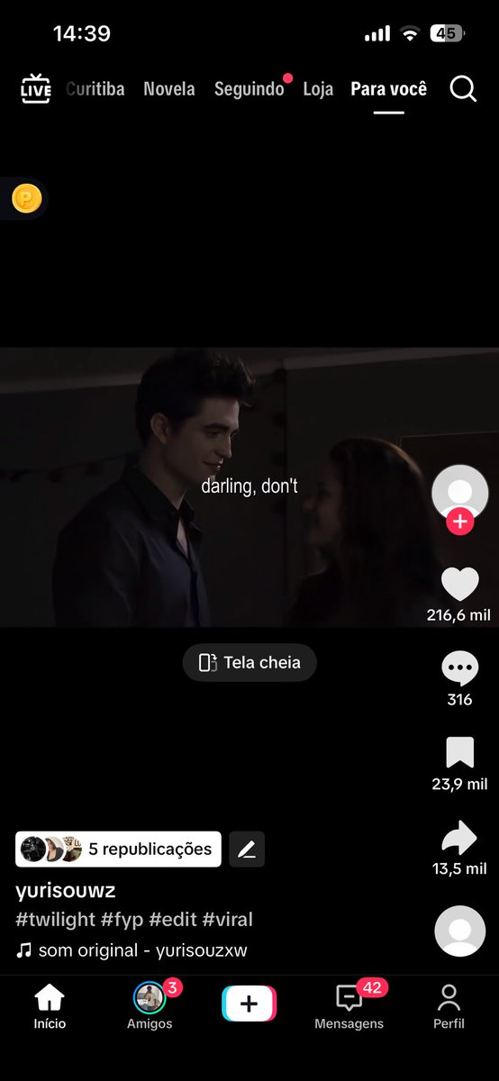 m_amoraes's tweet photo. Me afetou, estou indo ver a saga inteira dnv https://t.co/rl0WKWZfnJ