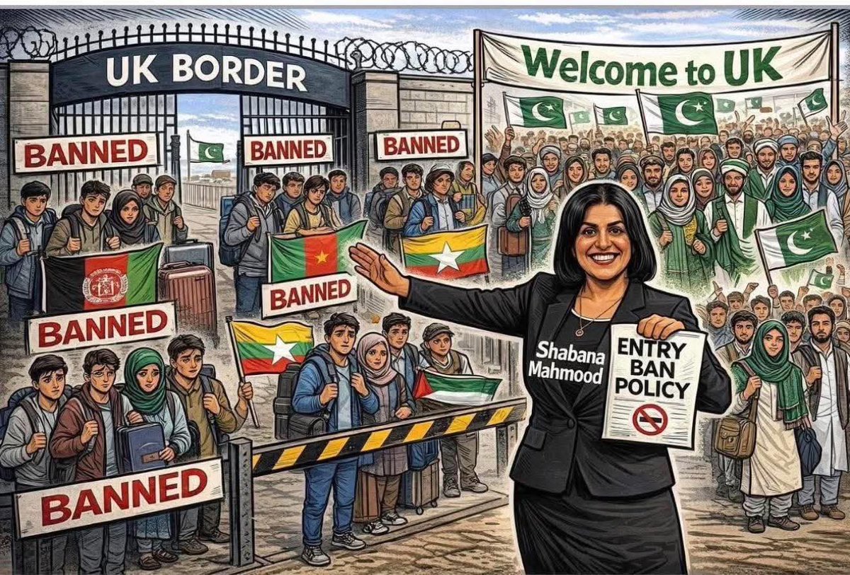 HasinaS1992's tweet photo. 🚨 We are deeply concerned by reports that Shabana Mahmood of the United Kingdom government has imposed restrictions affecting student visas for Afghan applicants following tensions between Pakistan and Afghanistan.
⚠️ Education must never become a victim of politics. https://t.co/LmzOkWrF6Y
