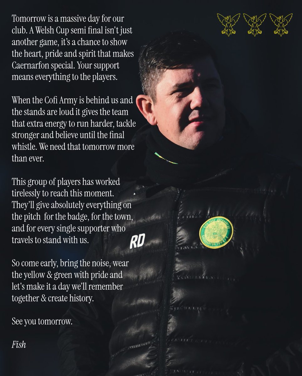 CPD Tref Caernarfon Town FC tweet media