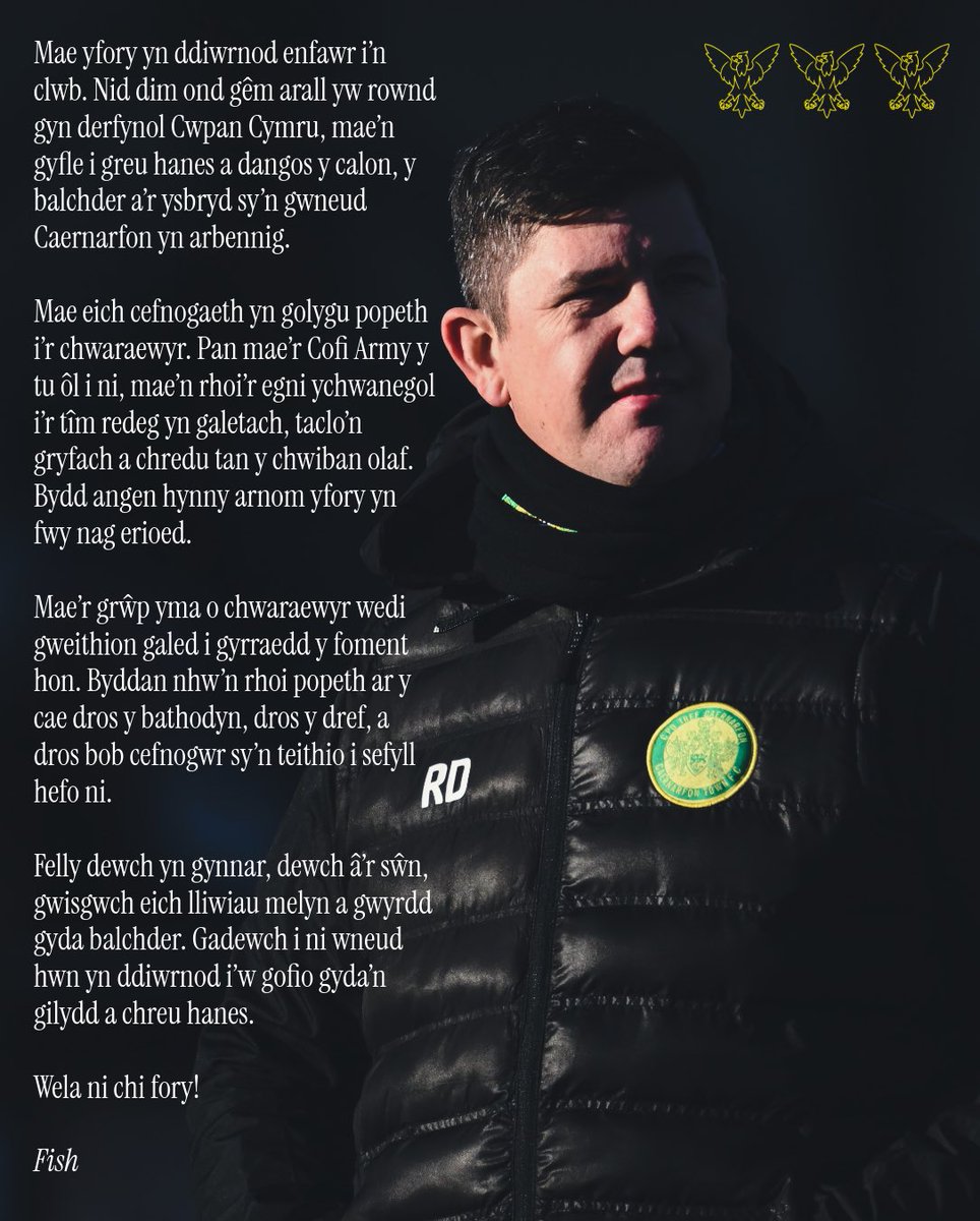 CPD Tref Caernarfon Town FC tweet media