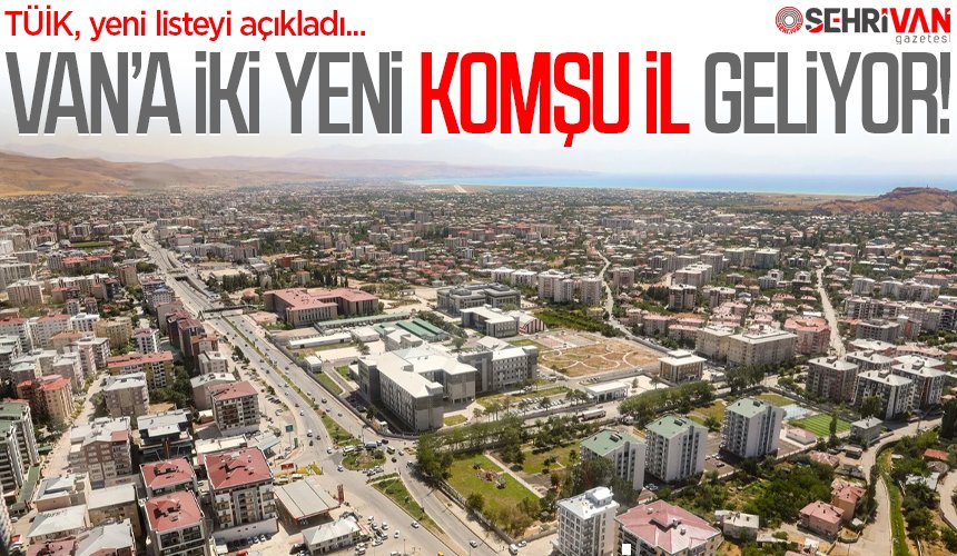 sehrivanhaber's tweet photo. TÜİK merakla beklenen listeyi açıkladı...
VAN'A İKİ YENİ KOMSU İL GELİYOR!

https://t.co/2I3d9Aq7tn https://t.co/6o1EVENXAG