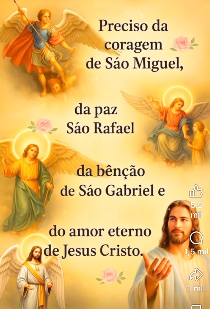 Que os anjos digam Amém!
