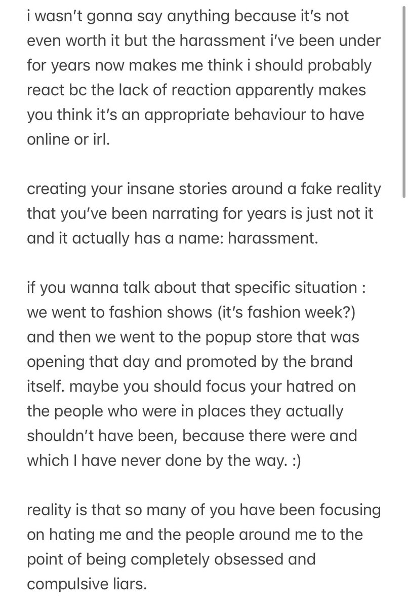 rydingfths's tweet photo. i will speak up once and for all about what has been going on for years. my breaking point has been reached and that’s why i’m even saying anything. maybe take time to reflect on your online behaviour as it’s recurring around here. https://t.co/a2tXCaAmnk