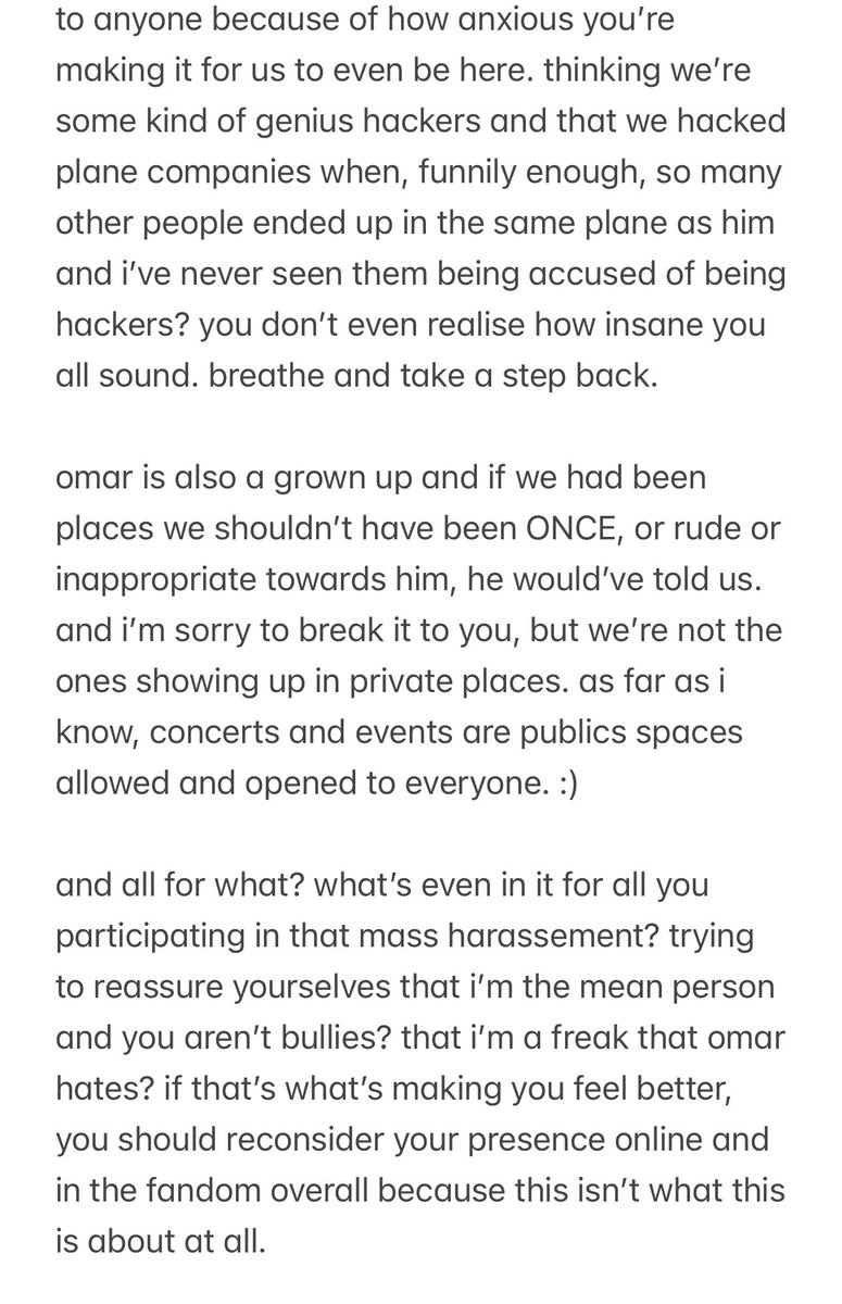 rydingfths's tweet photo. i will speak up once and for all about what has been going on for years. my breaking point has been reached and that’s why i’m even saying anything. maybe take time to reflect on your online behaviour as it’s recurring around here. https://t.co/a2tXCaAmnk