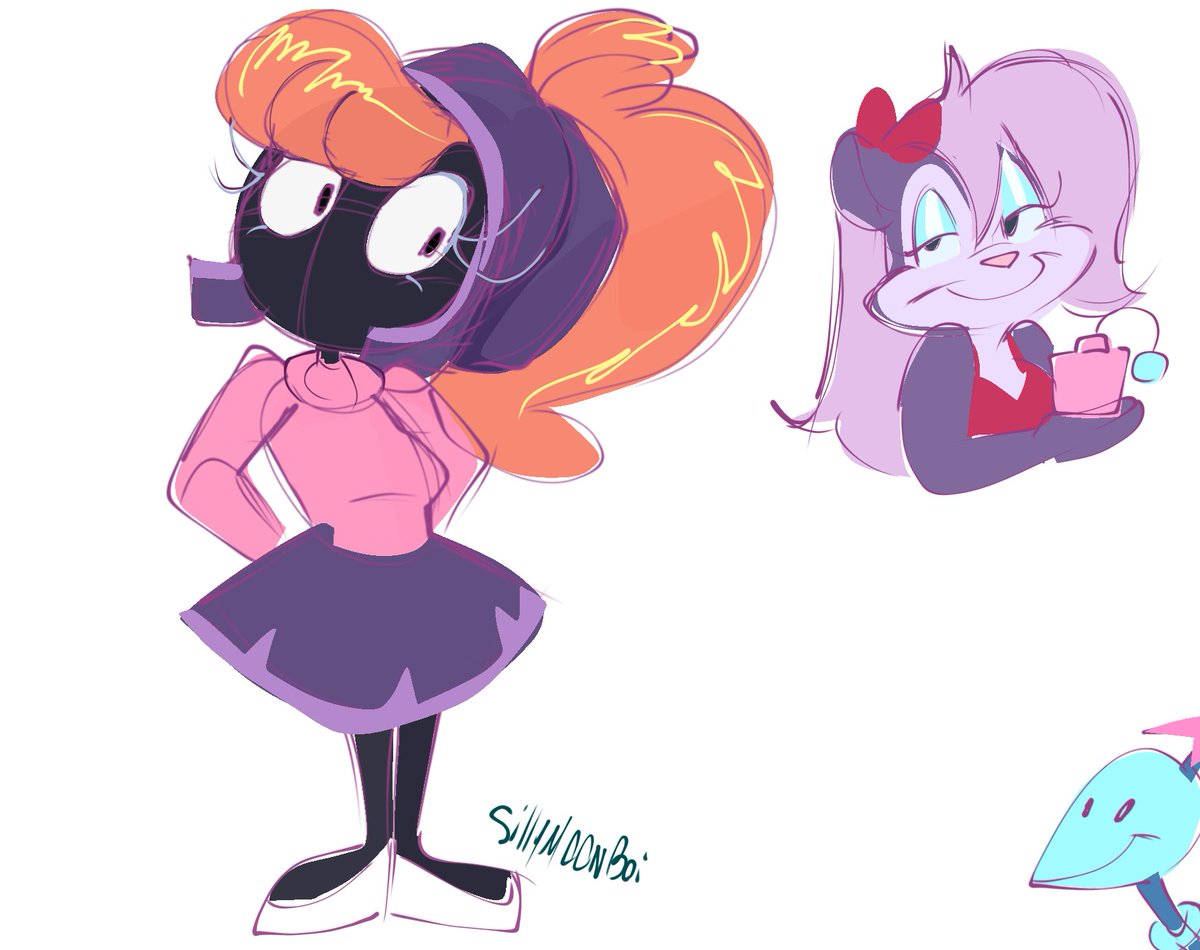 idkdrawz's tweet photo. Random tiny toons doodles #tinytoonsadventures #fifilafume #marciathemartian #gogododo https://t.co/TQrMSBfpL4
