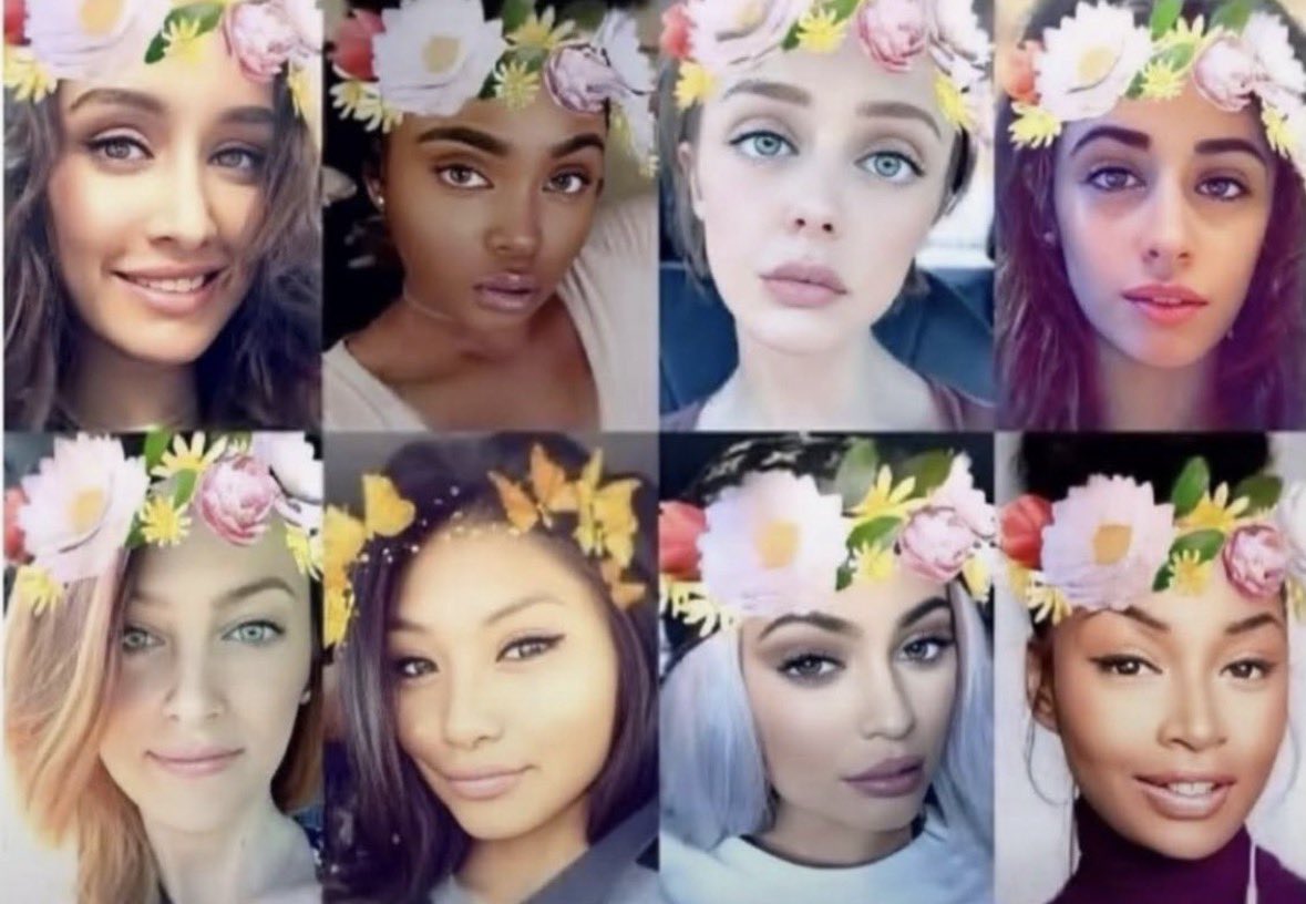 Nobody:

Girls in 2016: