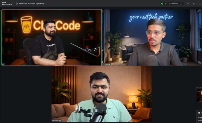 Rochak__tiwari's tweet photo. Day 22 of Cohort

Started with TypeScript
Learned about HTTP methods
Introduction to backend with Node.js
Explored Node.js basics and began server-side thinking

@piyushgarg_dev
@Hiteshdotcom
@ChaiCodeHQ
@yntpdotme 

#ContinueLearning #NodeJS #TypeScript #WebDevJourney #chaicode https://t.co/VewzG3oWHu
