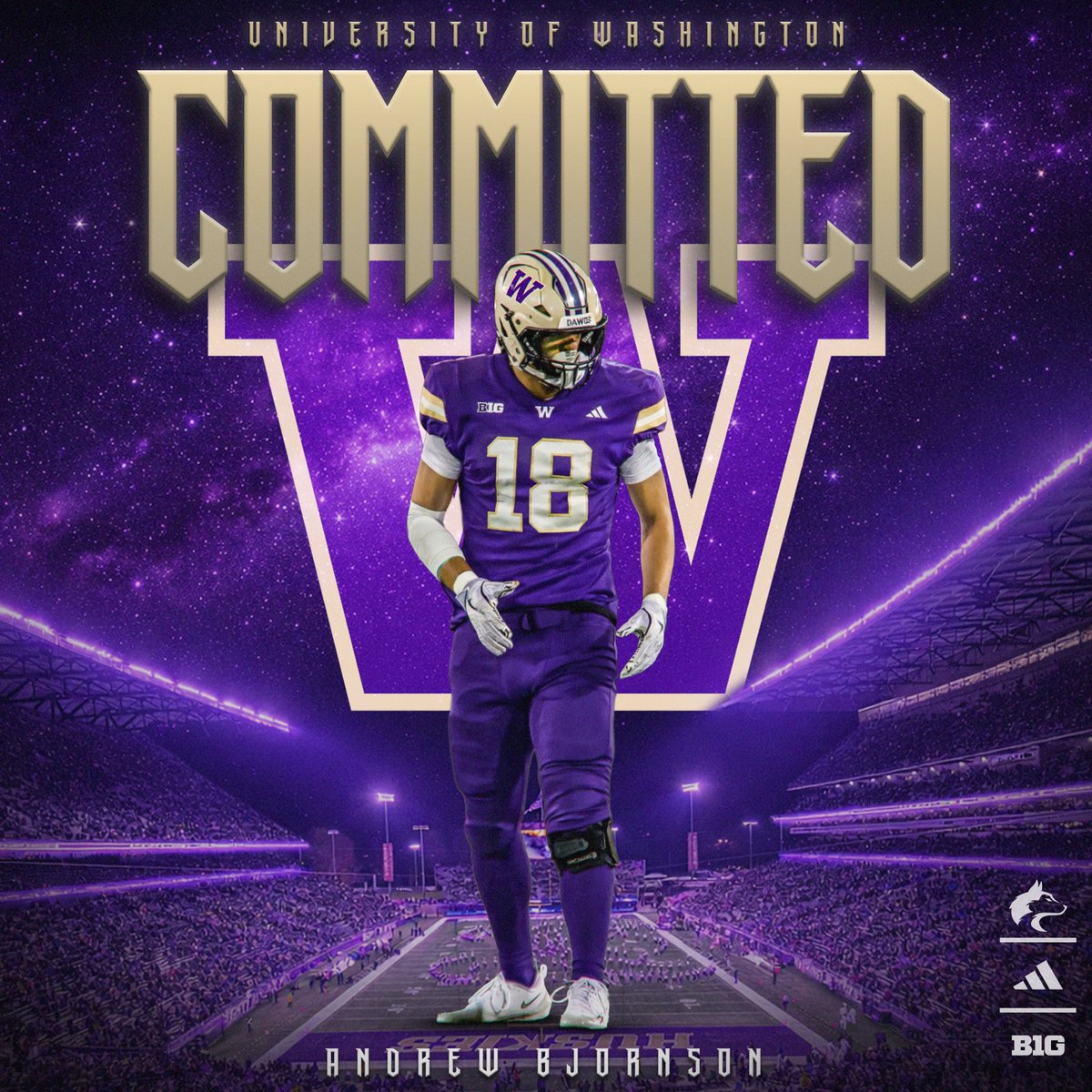 Andrew Bjornson 3⭐26' 6'4 210 WR/TE tweet media