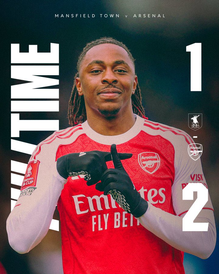Matin_Zubimendi's tweet image. Job done. Into the Quarter-Finals. 🏆

People will look at a 2-1 scoreline against Mansfield and try to find a "struggle," but in 2026, the FA Cup on a League One pitch is about one thing, Navigating the trap. 

We rotated, we managed the minutes, and we kept the Quadruple dream
