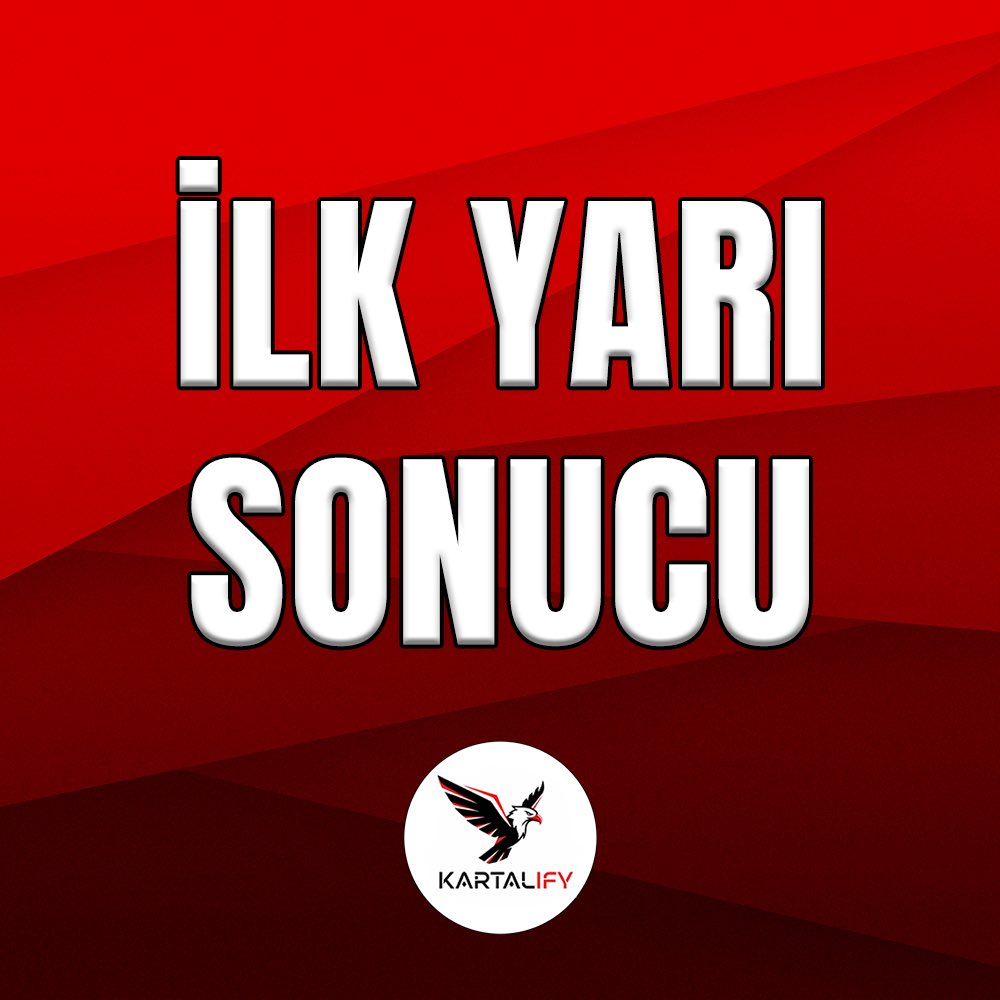 kartalify's tweet photo. ⏸ İlk yarı bitti

Beşiktaş 0-1 Galatasaray | #BJKvGS https://t.co/xi0QmfLi39