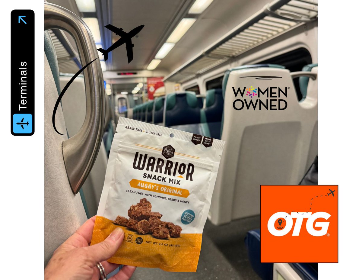 We’re so thankful to be included in OTG Management’s celebration of women-owned businesses this March! 💛 

Traveling this month?? Snap a photo of our products at any OTG location and send it our way! You’ll be entered to win a FREE case of your favorite snacks.  #womenowned