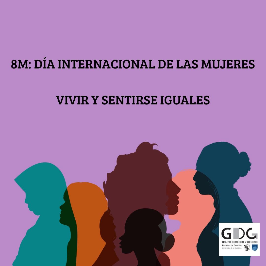 derechoygenero's tweet photo. 8M: VIVIR Y SENTIRSE IGUALES

Podes leer nuestra proclama completa en este link https://t.co/qXDDvIpsA3

Mañana marchamos. Concentramos a las 18:00 en Plaza Cagancha. Nos vemos! https://t.co/Pqsj4lZl1s
